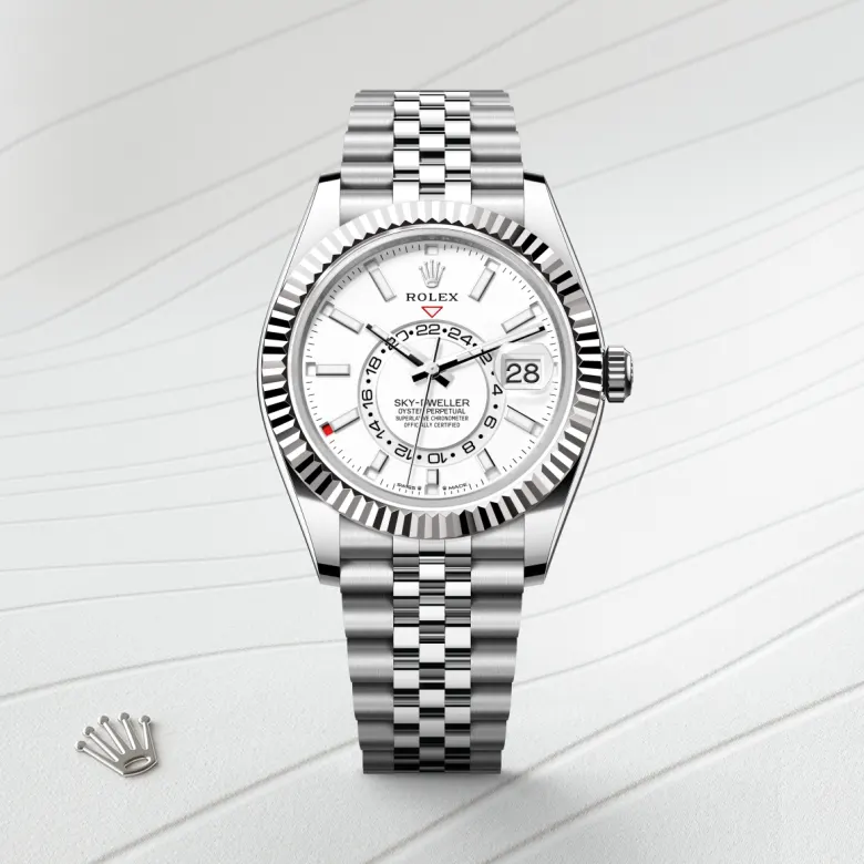 Rolex Sky-Dweller in White Rolesor - การผสมผสานระหว่าง Oystersteel และทองคำขาว, m336934-0004 - Srichai Watch