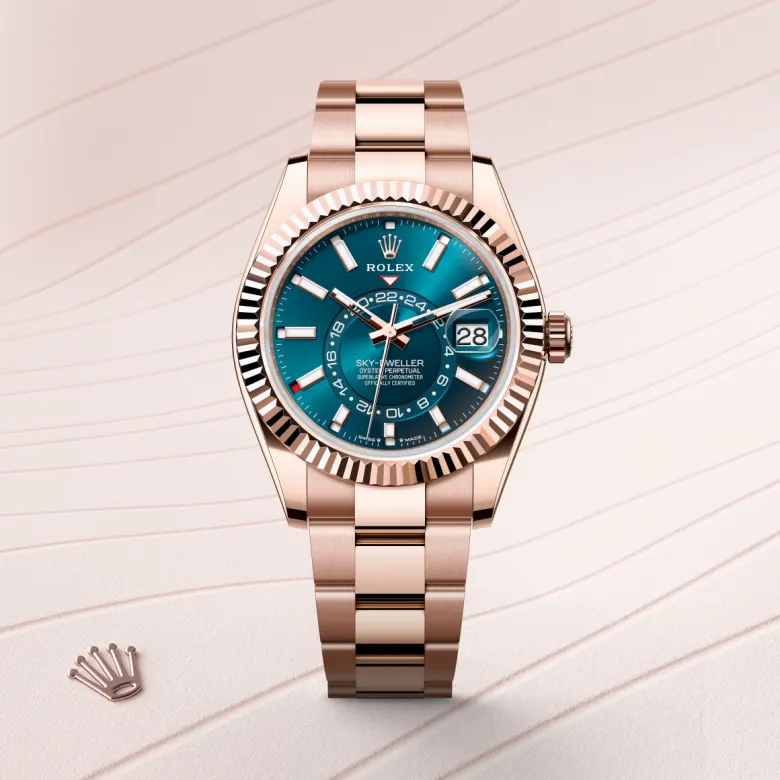 Rolex Sky-Dweller in 18 ct Everose gold, m336935-0001 - Srichai Watch