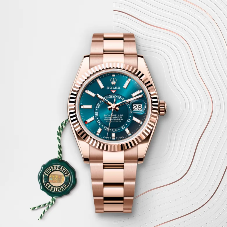 Rolex Sky-Dweller in 18 ct Everose gold, m336935-0001 - Srichai Watch