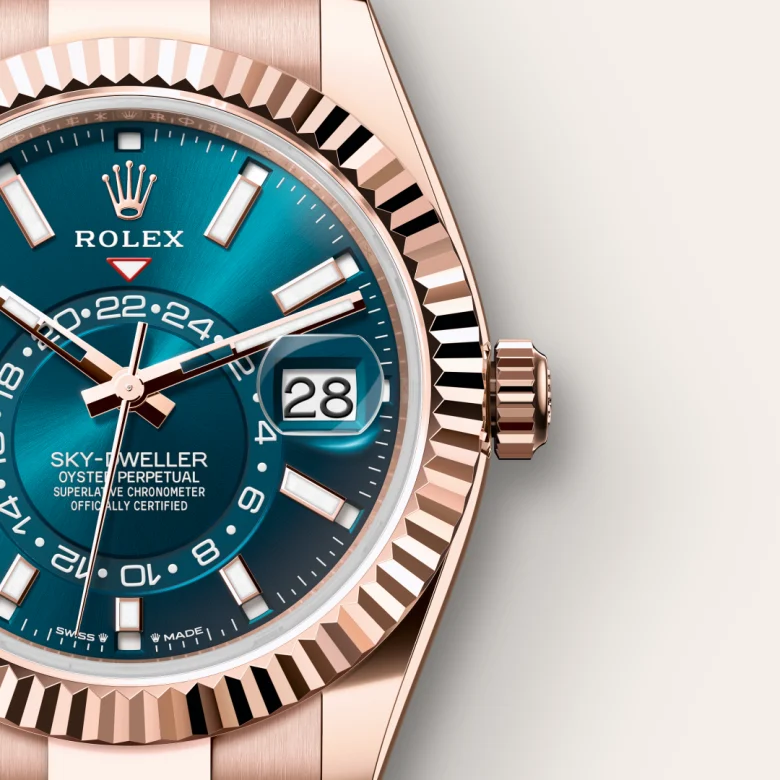 Rolex Sky-Dweller in 18 ct Everose gold, m336935-0001 - Srichai Watch