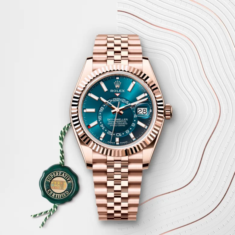 Rolex Sky-Dweller in Everose gold 18 กะรัต, m336935-0005 - Srichai Watch