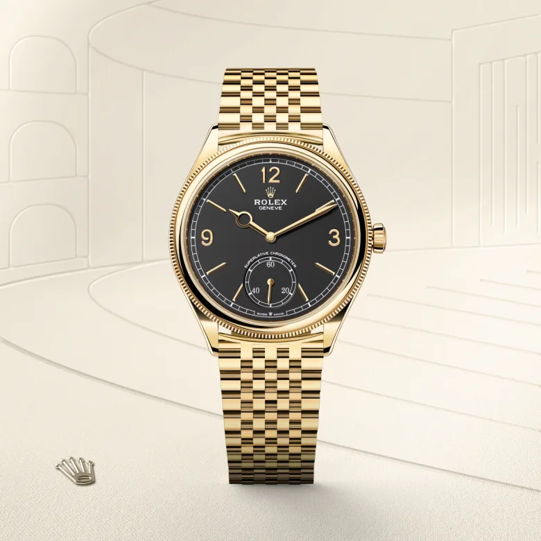 Rolex 1908 in 18 ct yellow gold, m52508-0007 - Srichai Watch