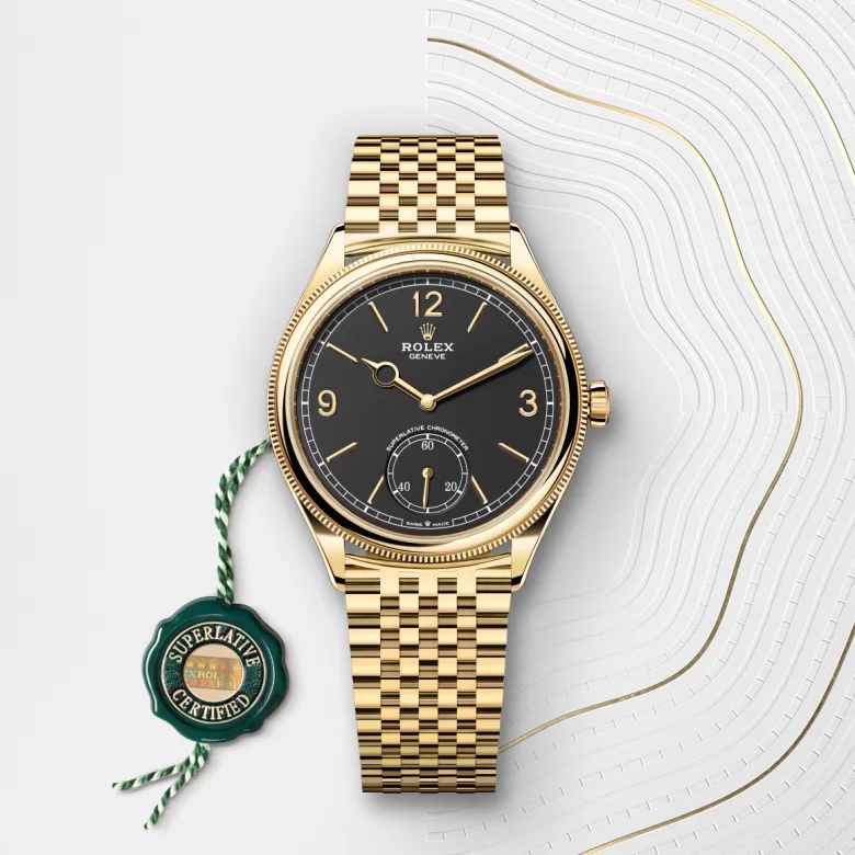 Rolex 1908 in 18 ct yellow gold, m52508-0007 - Srichai Watch