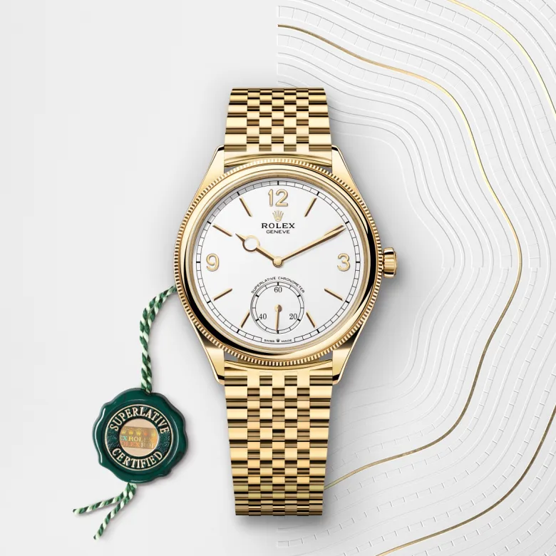Rolex 1908 in 18 ct yellow gold, M52508-0008 - Srichai Watch
