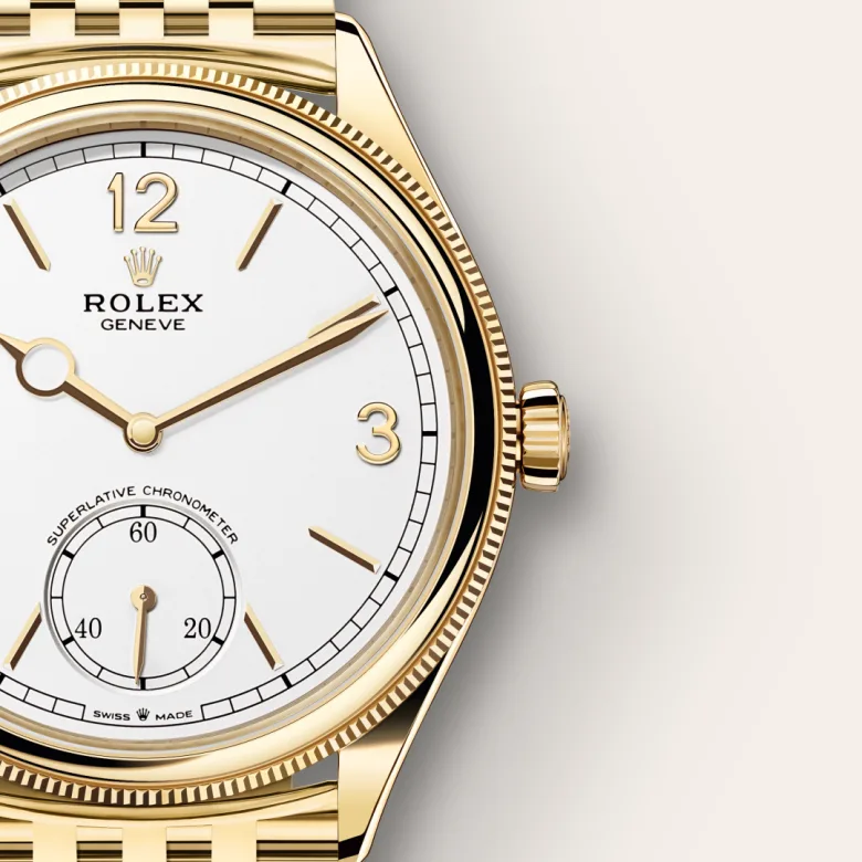 Rolex 1908 in 18 ct yellow gold, M52508-0008 - Srichai Watch