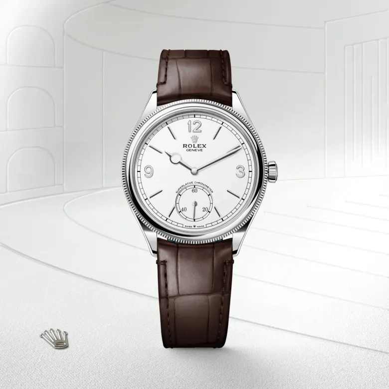 Rolex 1908 in 18 ct white gold, m52509-0006 - Srichai Watch