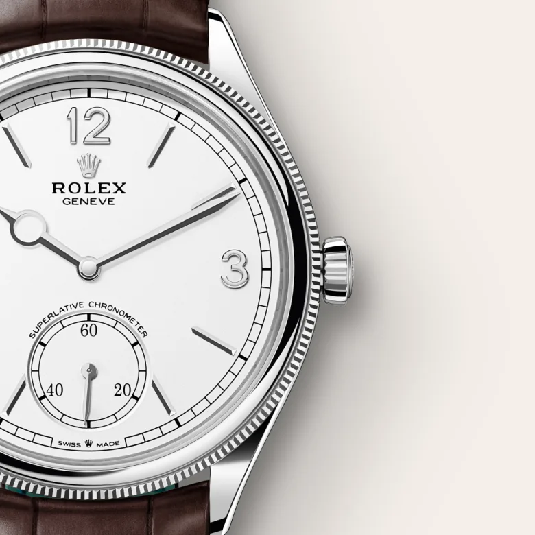 Rolex 1908 in 18 ct white gold, m52509-0006 - Srichai Watch