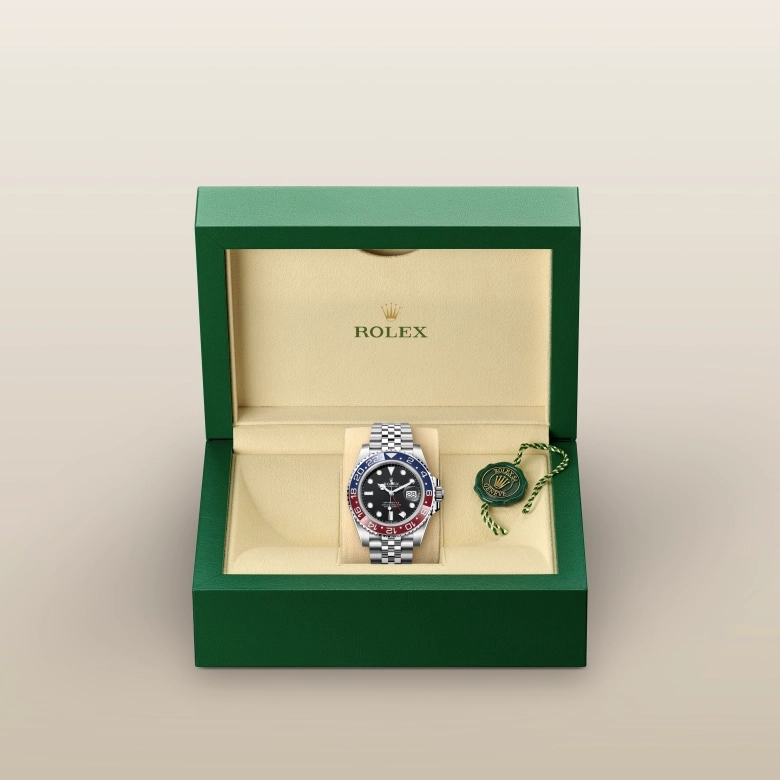 Rolex GMT-Master II in Oystersteel, m126710blro-0001 - Srichai Watch
