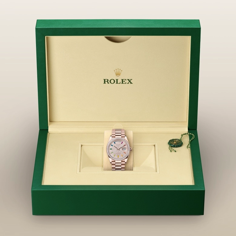 Rolex Day-Date in Everose gold 18 กะรัต, m128345rbr-0042 - Srichai Watch