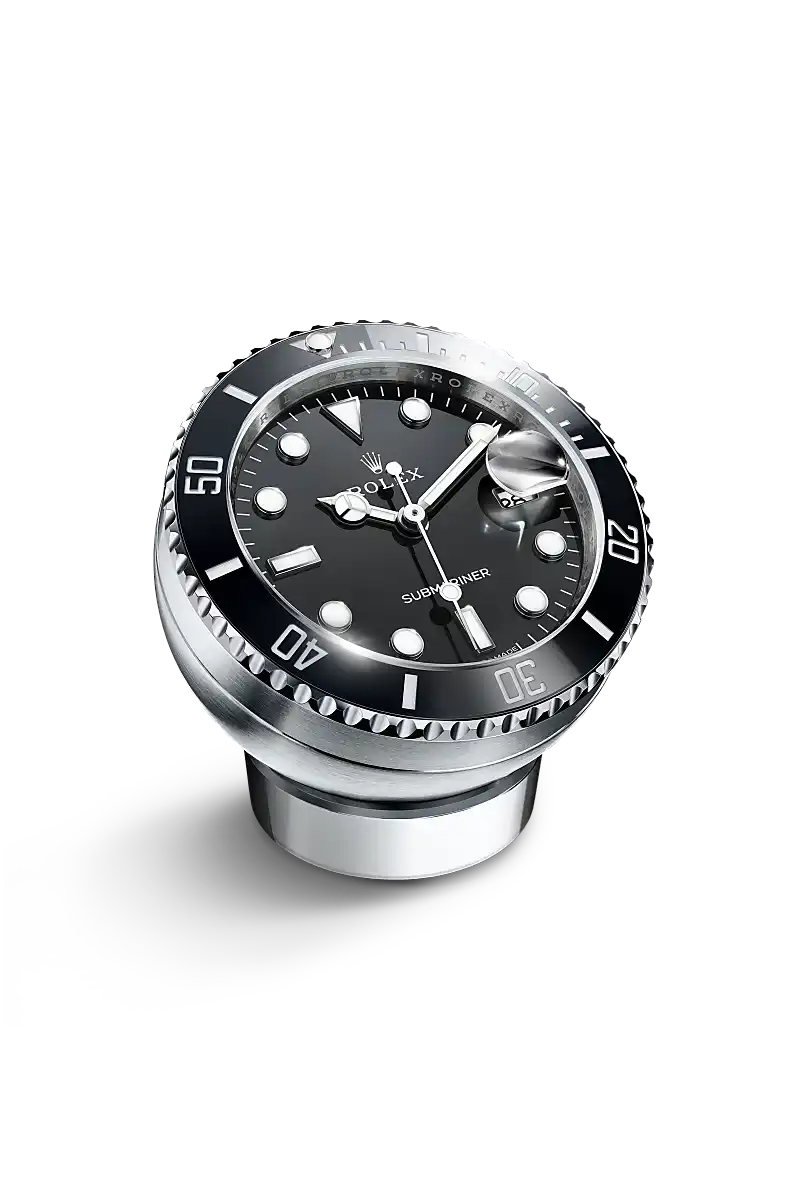 Rolex Submariner Date desk clock in Stainless steel, C909010LN-0001 at Srichai Watch