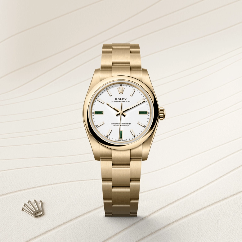 Rolex Oyster Perpetual in ทองคำ 18 กะรัต, M124208-0002 - Srichai Watch