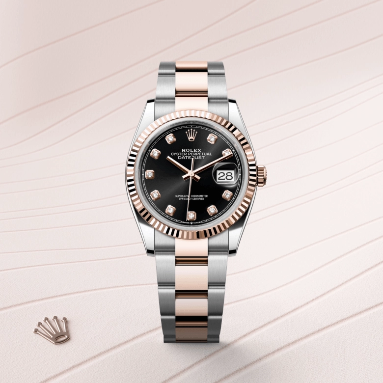 Rolex Datejust in Everose Rolesor - combination of Oystersteel and Everose gold, M126231-0020 - Srichai Watch