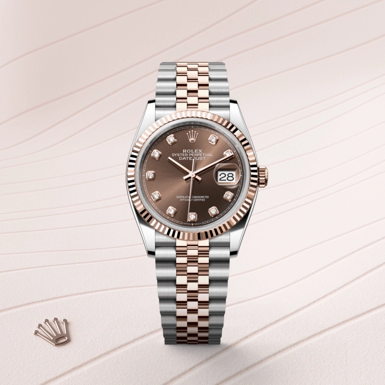 Rolex Datejust in Everose Rolesor - การผสมผสานระหว่าง Oystersteel และ Everose gold, M126231-0053 - Srichai Watch
