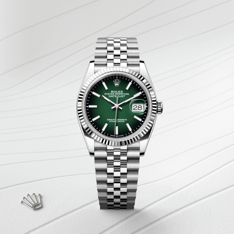 Rolex Datejust in White Rolesor - combination of Oystersteel and white gold, M126234-0059 - Srichai Watch