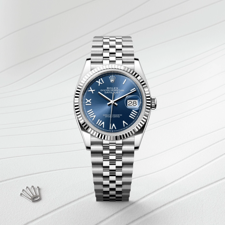Rolex Datejust in White Rolesor - การผสมผสานระหว่าง Oystersteel และทองคำขาว, M126234-0069 - Srichai Watch