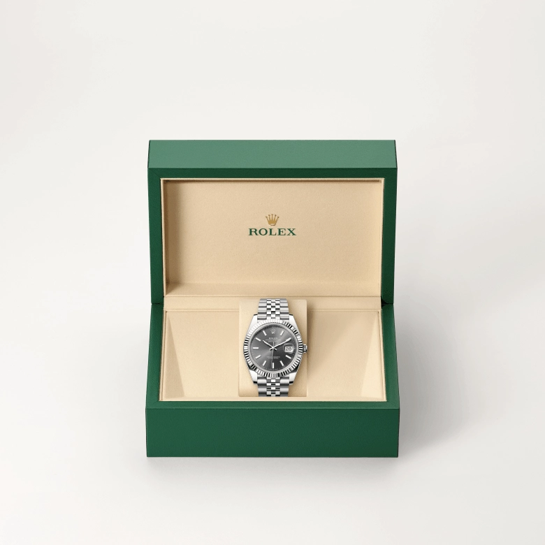Rolex Datejust in White Rolesor - การผสมผสานระหว่าง Oystersteel และทองคำขาว, M126334-0014 - Srichai Watch