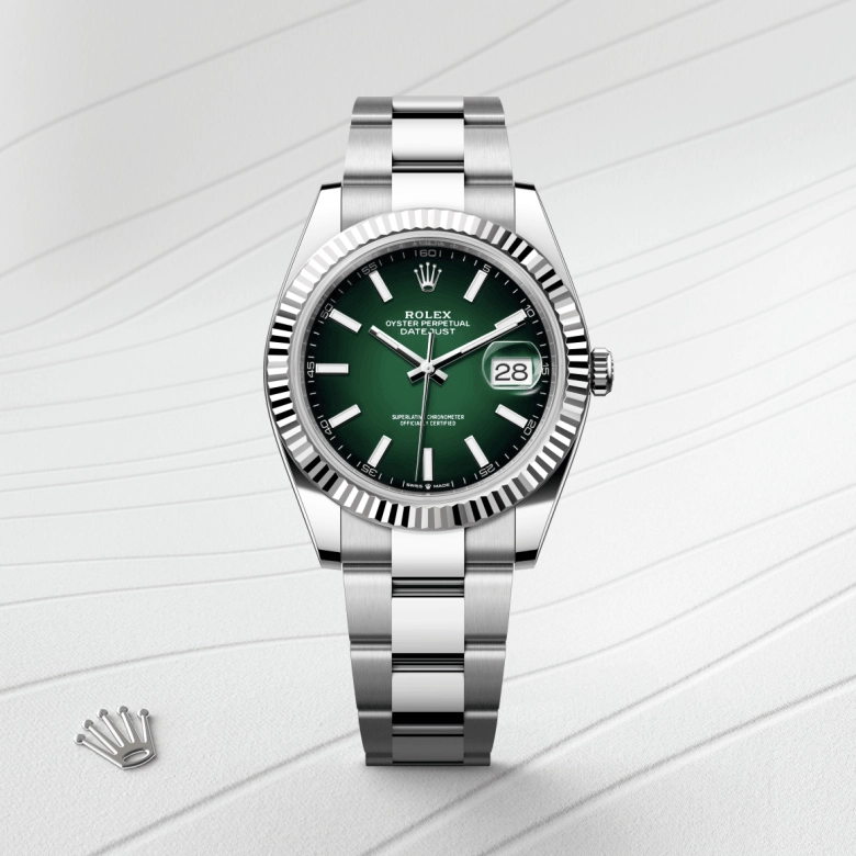 Rolex Datejust in White Rolesor - การผสมผสานระหว่าง Oystersteel และทองคำขาว, M126334-0033 - Srichai Watch