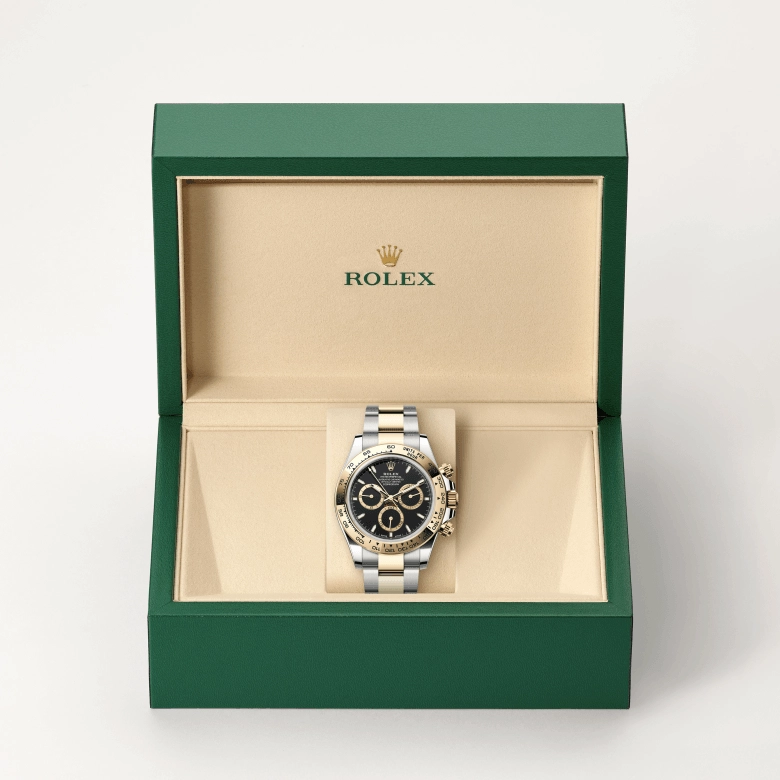 Rolex Cosmograph Daytona in Yellow Rolesor - การผสมผสานระหว่าง Oystersteel และทองคำ, M126503-0003 - Srichai Watch