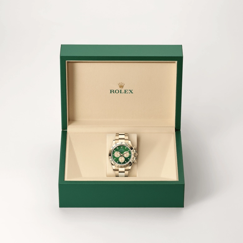 Rolex Cosmograph Daytona in 18 ct yellow gold, M126508-0008 - Srichai Watch