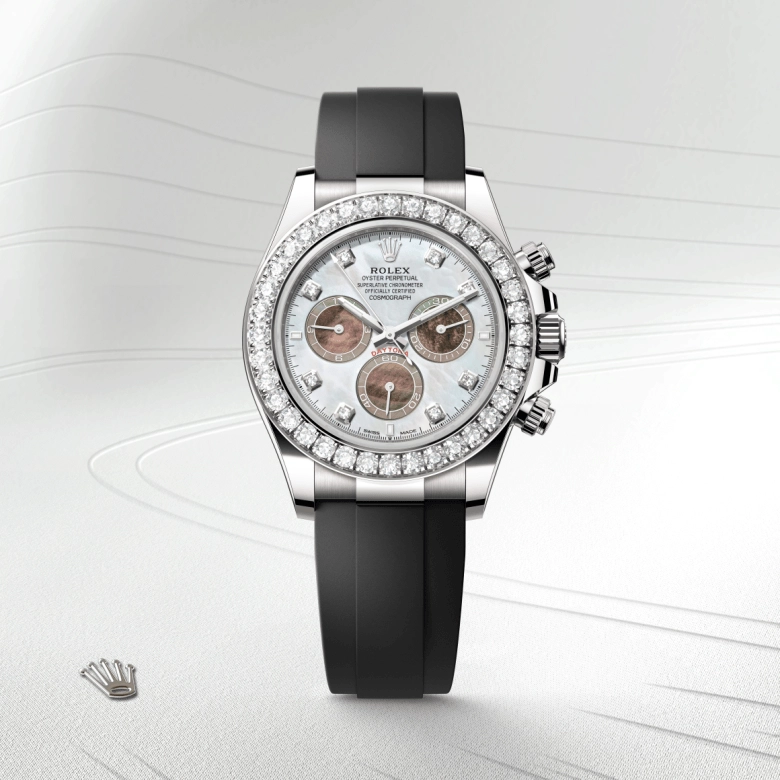 Rolex Cosmograph Daytona in ทองคำขาว 18 กะรัต, M126589RBR-0001 - Srichai Watch
