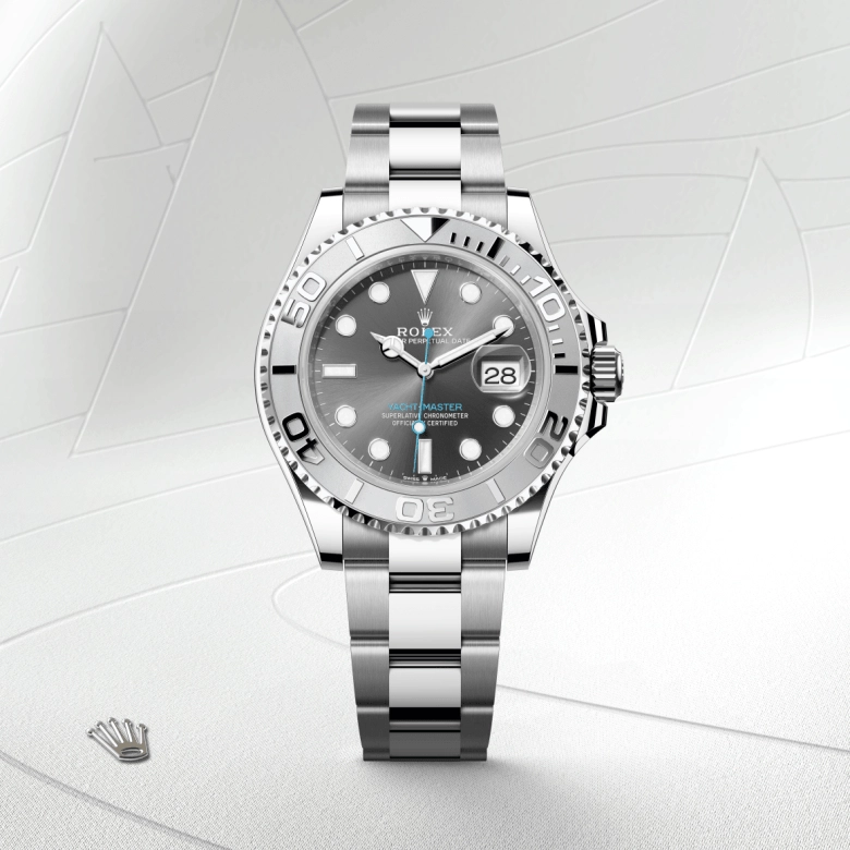 Rolex Yacht-Master in Rolesium - การผสมผสานระหว่าง Oystersteel และแพลทินัม, M126622-0001 - Srichai Watch