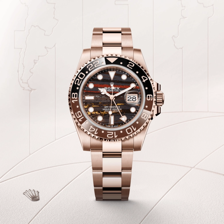 Rolex GMT-Master II in Everose gold 18 กะรัต, M126715CHNR-0002 - Srichai Watch