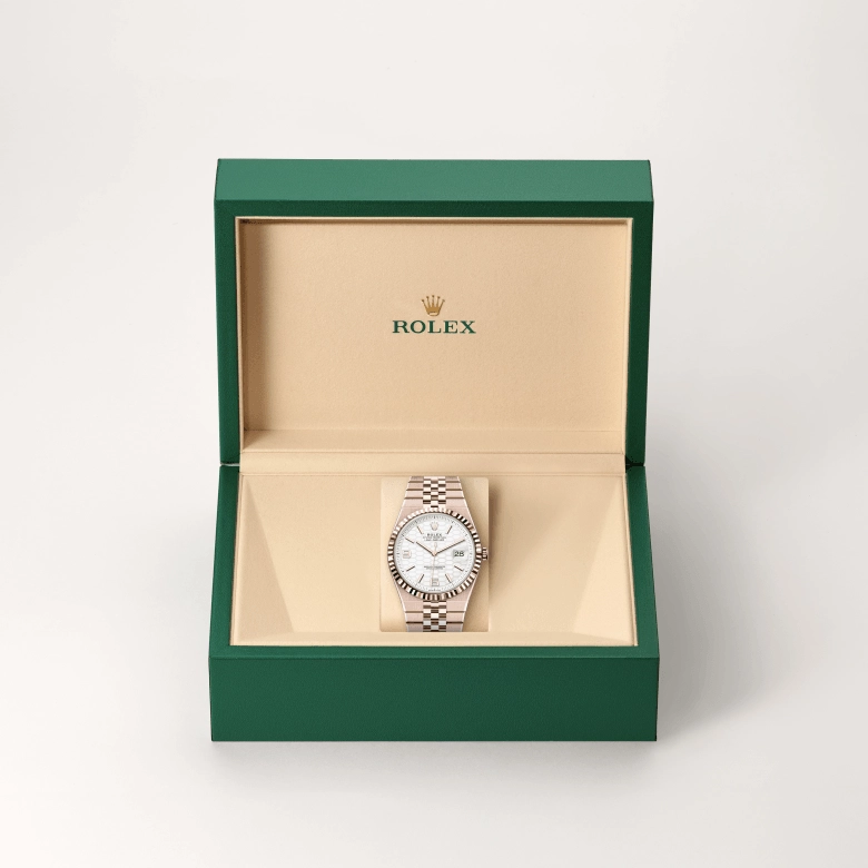 Rolex Land-Dweller in Everose gold 18 กะรัต, M127335-0001 - Srichai Watch