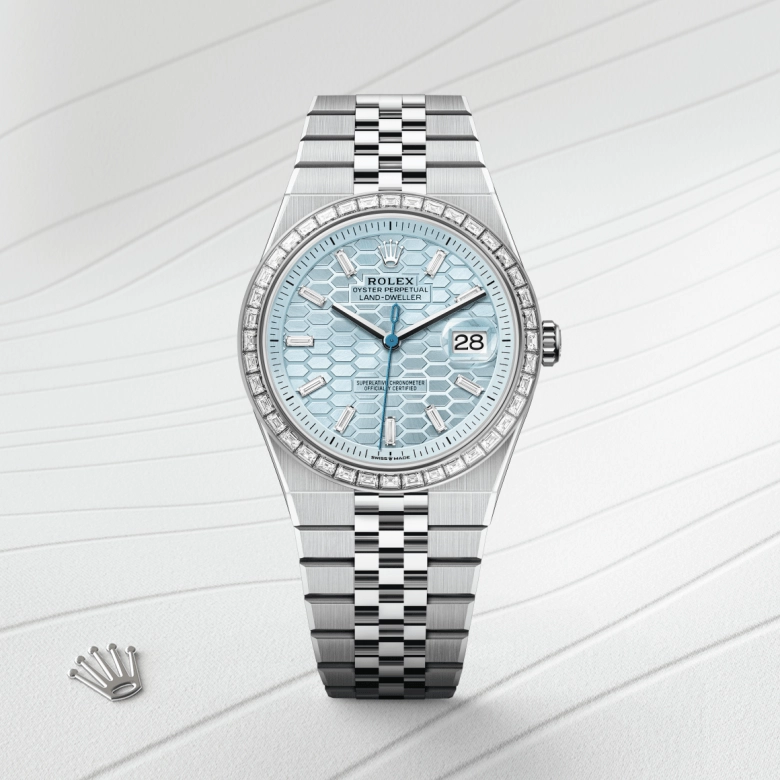 Rolex Land-Dweller in Platinum, M127386TBR-0001 - Srichai Watch