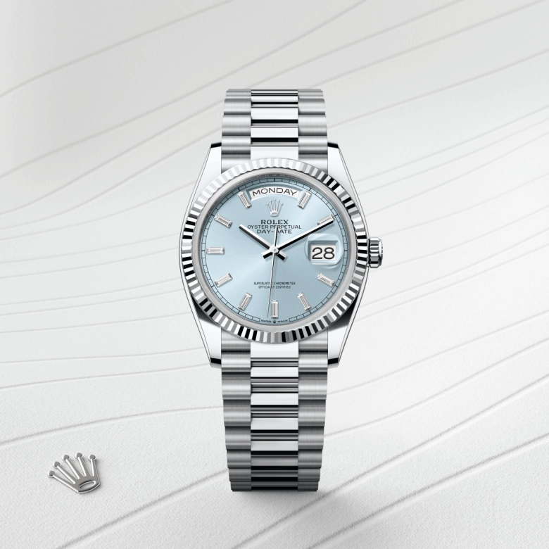 Rolex Day-Date in Platinum, M128236-0009 - Srichai Watch