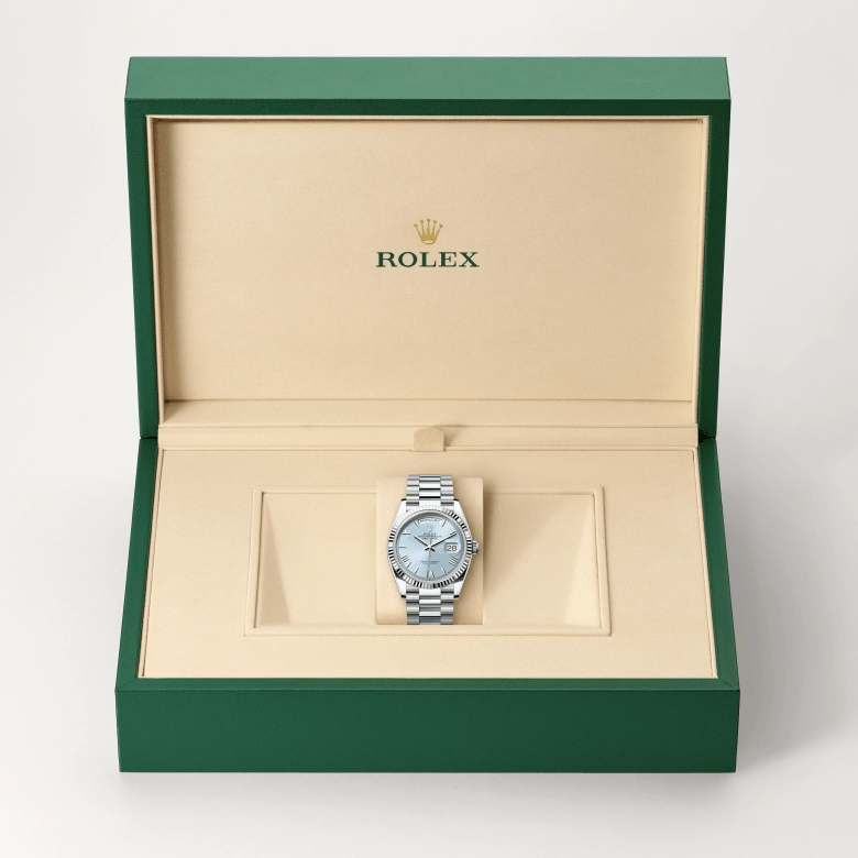 Rolex Day-Date in Platinum, M128236-0018 - Srichai Watch