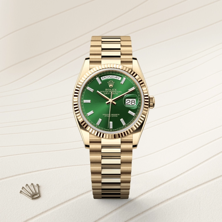Rolex Day-Date in 18 ct yellow gold, M128238-0130 - Srichai Watch