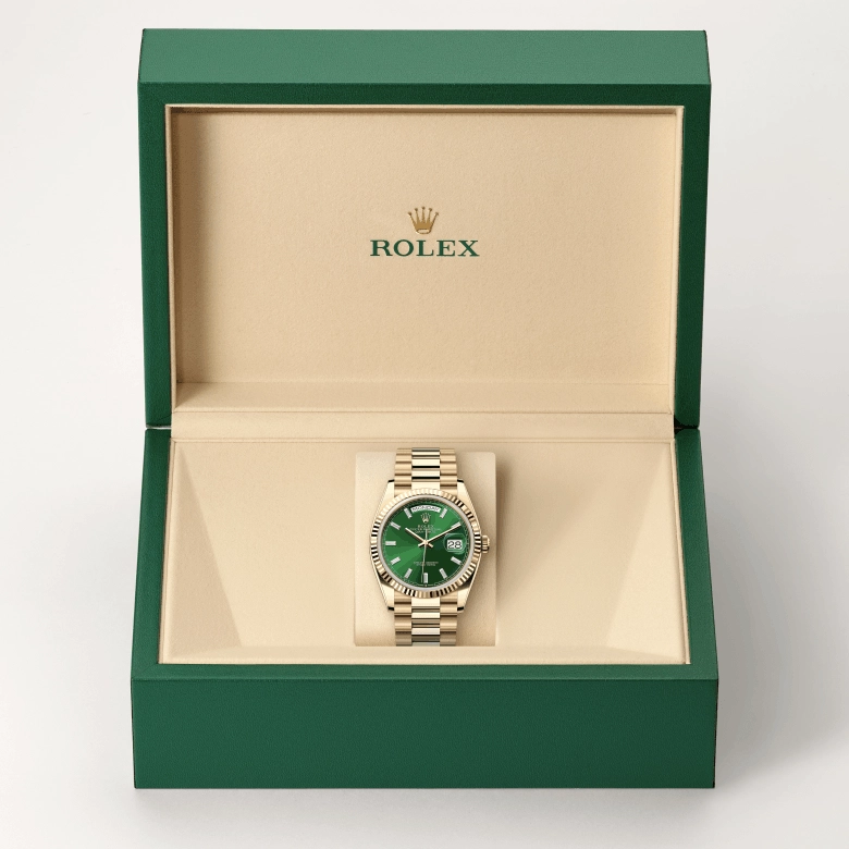 Rolex Day-Date in 18 ct yellow gold, M128238-0130 - Srichai Watch