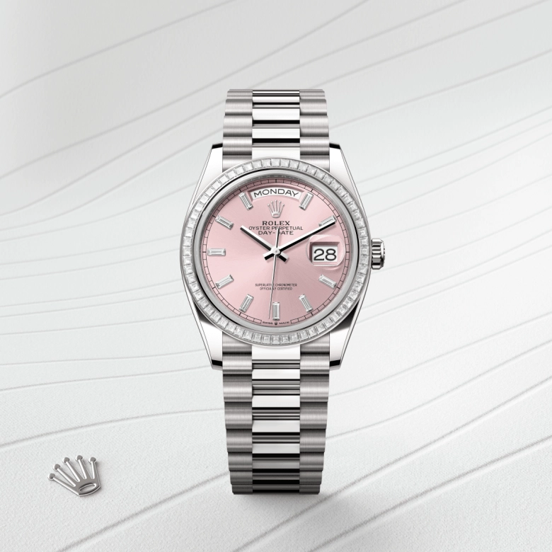 Rolex Day-Date in ทองคำขาว 18 กะรัต, M128399TBR-0029 - Srichai Watch
