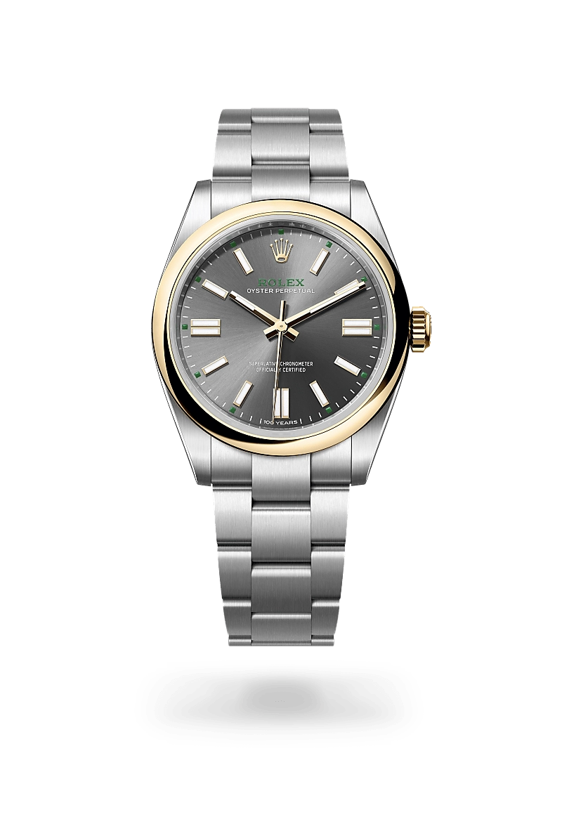 Rolex Oyster Perpetual in Yellow Rolesor - การผสมผสานระหว่าง Oystersteel และทองคำ, M134303-0001 - Srichai Watch Rolex Oyster Perpetual in Yellow Rolesor - การผสมผสานระหว่าง Oystersteel และทองคำ, M134303-0001 - Srichai Watch