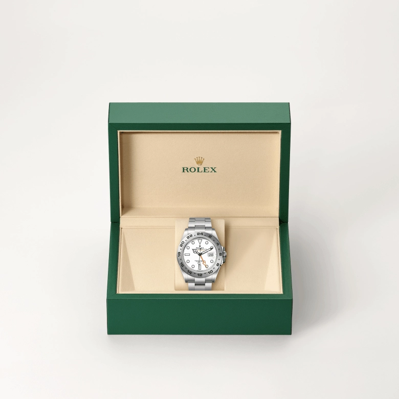 Rolex Explorer II in Oystersteel, M226570-0001 - Srichai Watch
