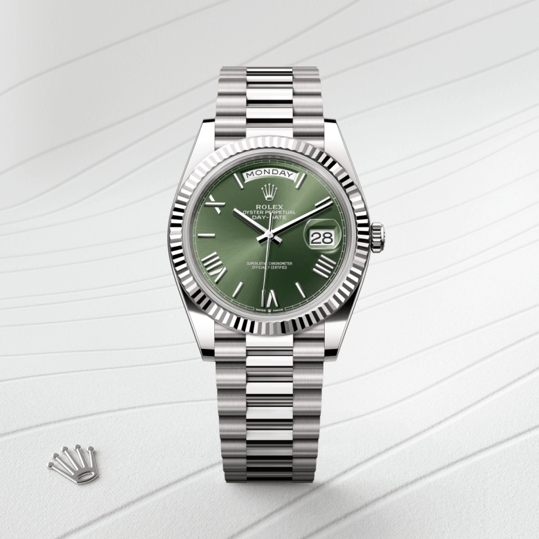 Rolex Day-Date in ทองคำขาว 18 กะรัต, M228239-0033 - Srichai Watch