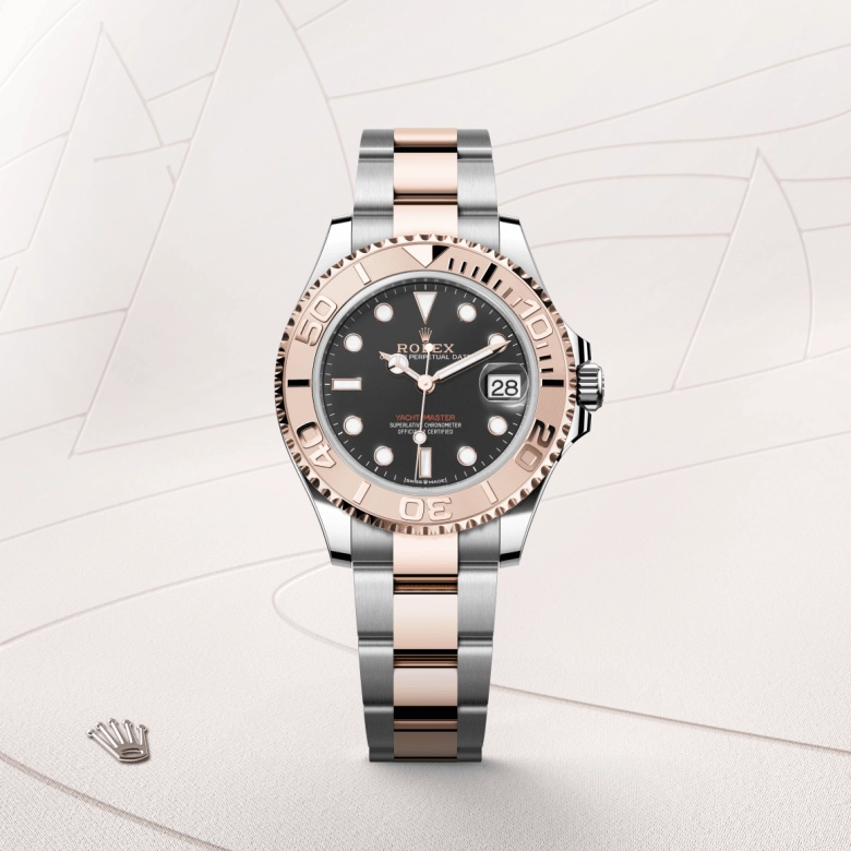 Rolex Yacht-Master in Everose Rolesor - การผสมผสานระหว่าง Oystersteel และ Everose gold, M268621-0004 - Srichai Watch