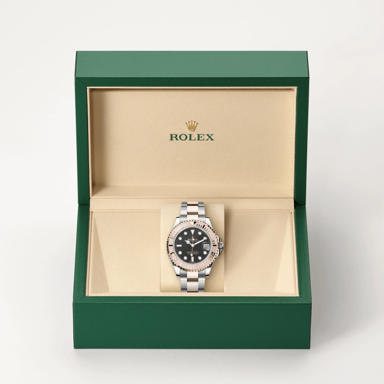 Rolex Yacht-Master in Everose Rolesor - การผสมผสานระหว่าง Oystersteel และ Everose gold, M268621-0004 - Srichai Watch