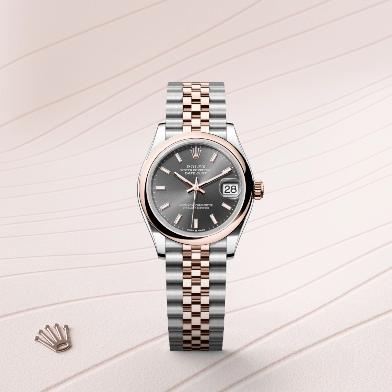 Rolex Datejust in Everose Rolesor - combination of Oystersteel and Everose gold, M278241-0018 - Srichai Watch