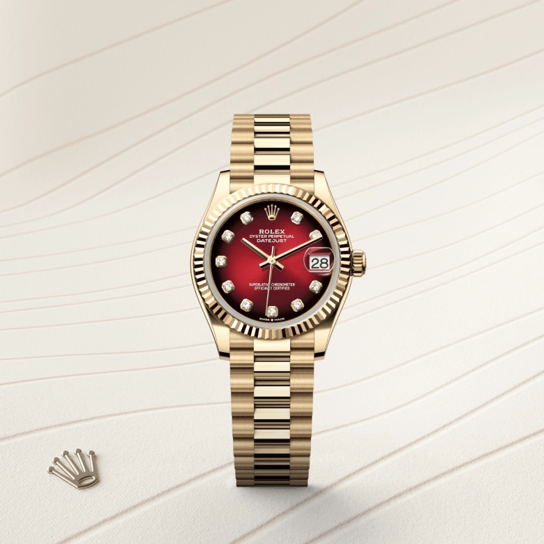 Rolex Datejust in 18 ct yellow gold, M278278-0049 - Srichai Watch