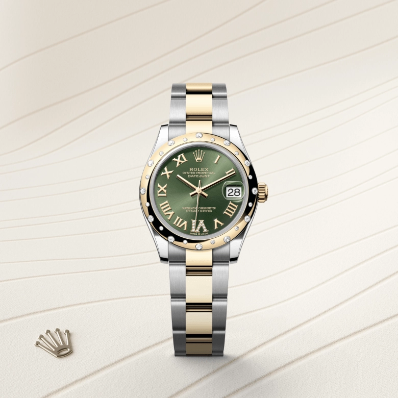 Rolex Datejust in Yellow Rolesor - combination of Oystersteel and yellow gold, M278343RBR-0015 - Srichai Watch
