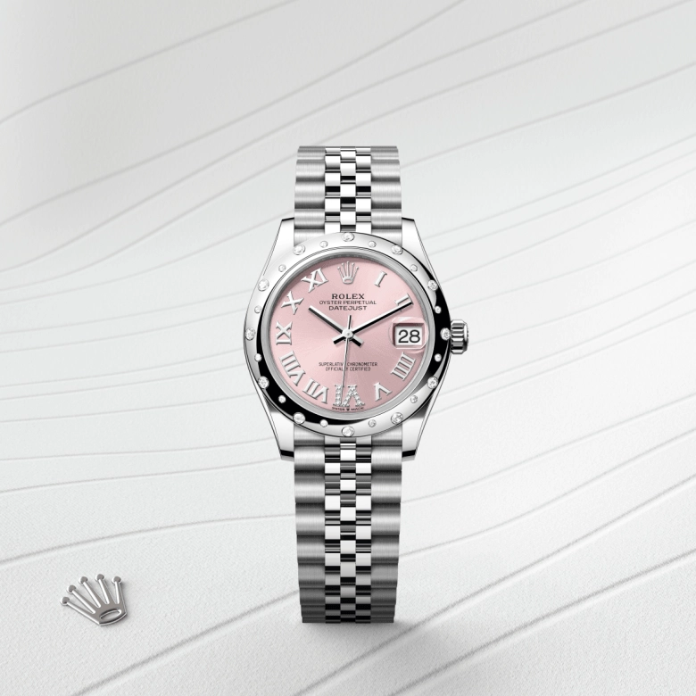 Rolex Datejust in White Rolesor - combination of Oystersteel and white gold, M278344RBR-0026 - Srichai Watch