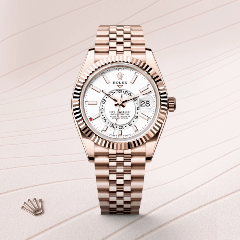 Rolex Sky-Dweller in 18 ct Everose gold, M336935-0007 - Srichai Watch