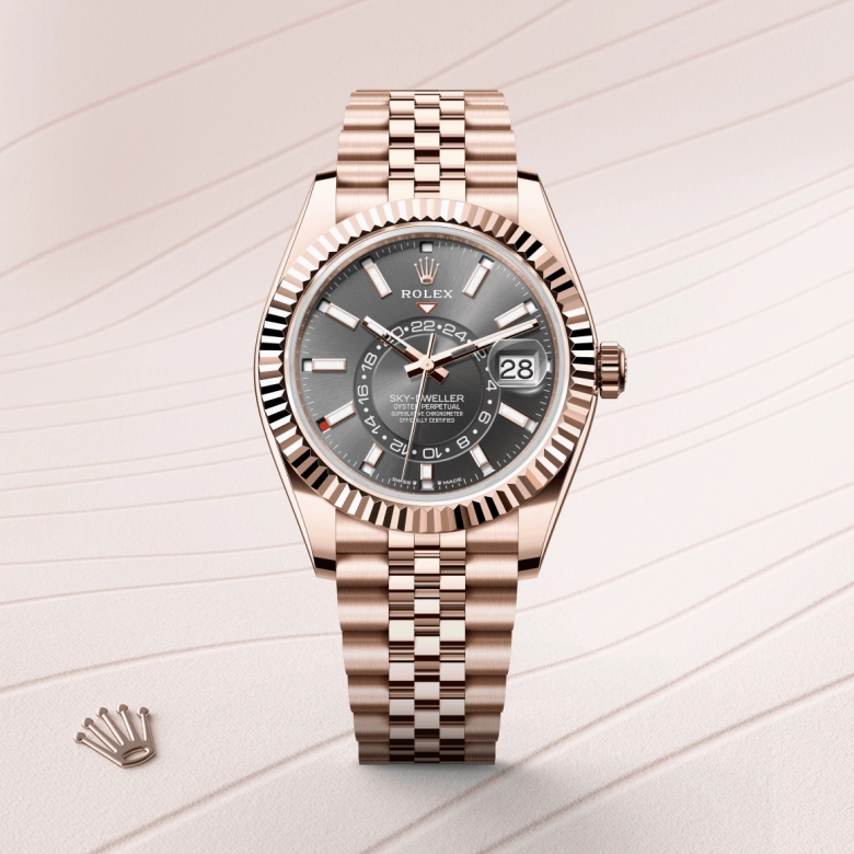 Rolex Sky-Dweller in Everose gold 18 กะรัต, M336935-0008 - Srichai Watch