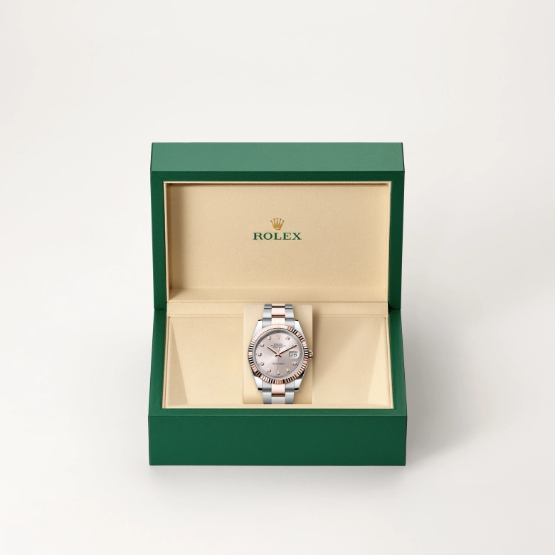 Rolex Datejust in Everose Rolesor - การผสมผสานระหว่าง Oystersteel และ Everose gold, M126331-0007 - Srichai Watch