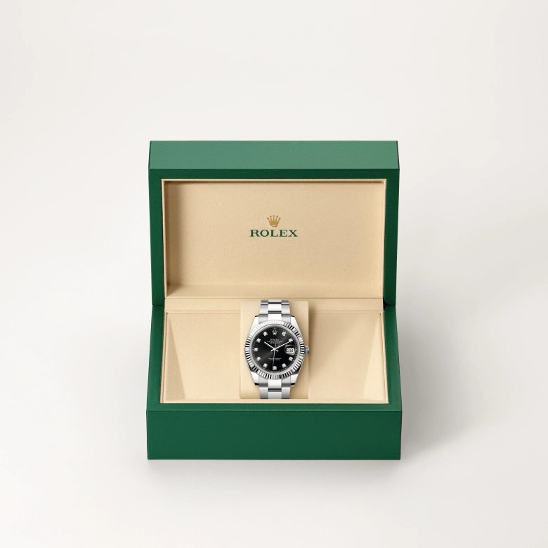 Rolex Datejust in White Rolesor - การผสมผสานระหว่าง Oystersteel และทองคำขาว, M126334-0011 - Srichai Watch