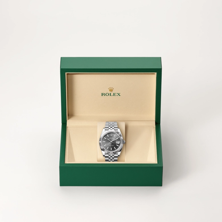 Rolex Datejust in White Rolesor - การผสมผสานระหว่าง Oystersteel และทองคำขาว, M126334-0014 - Srichai Watch