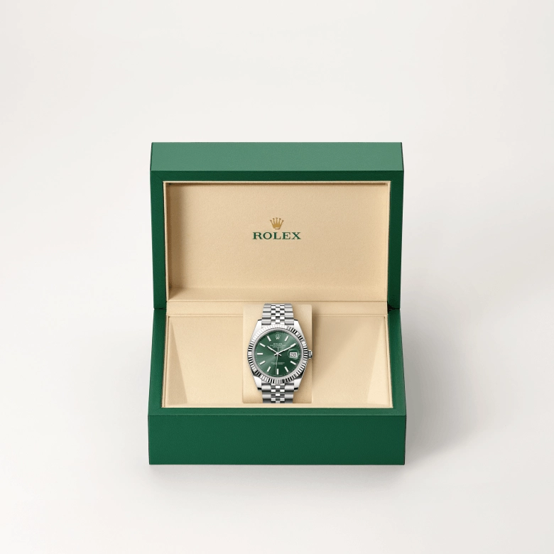 Rolex Datejust in White Rolesor - การผสมผสานระหว่าง Oystersteel และทองคำขาว, M126334-0028 - Srichai Watch