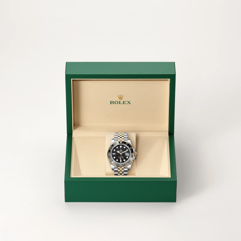 Rolex GMT-Master II in Yellow Rolesor - combination of Oystersteel and yellow gold, M126713GRNR-0001 - Srichai Watch