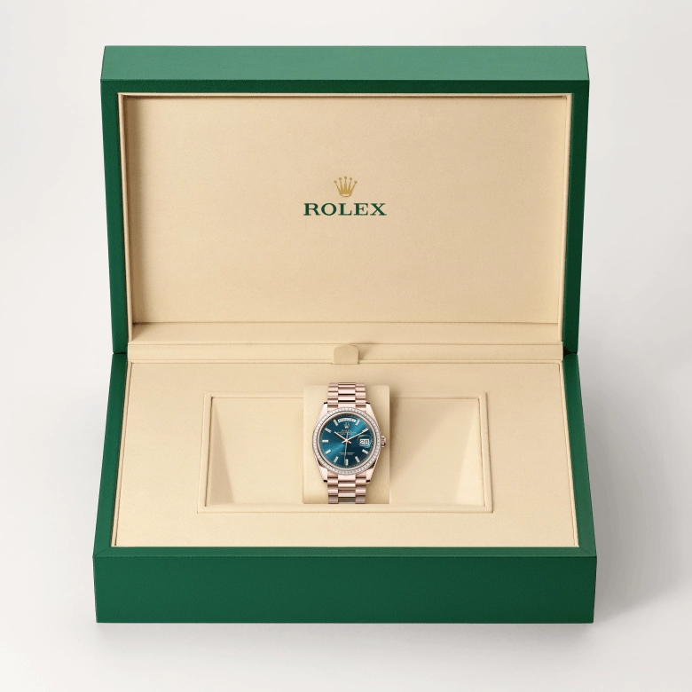 Rolex Day-Date in Everose gold 18 กะรัต, M128395TBR-0032 - Srichai Watch